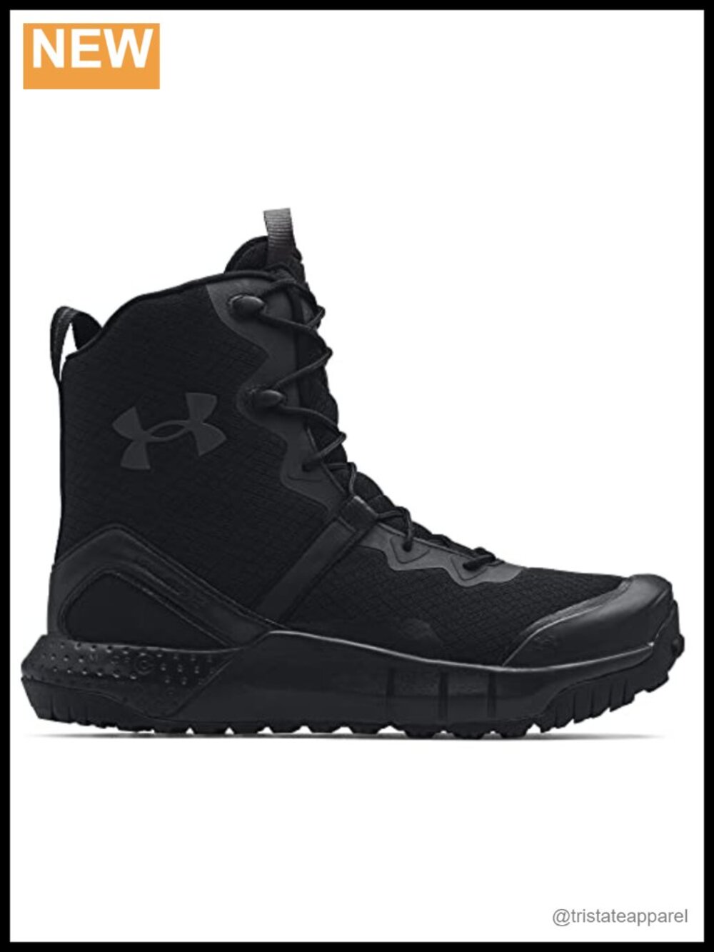 Tactical Zip Boot Leather Textile Oil Slip Resistant